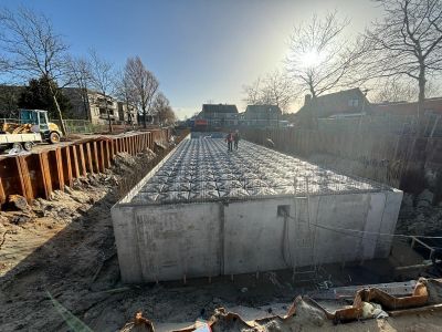 Aanleg waterberging Marum